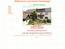 Tablet Screenshot of pension-vollhof.de